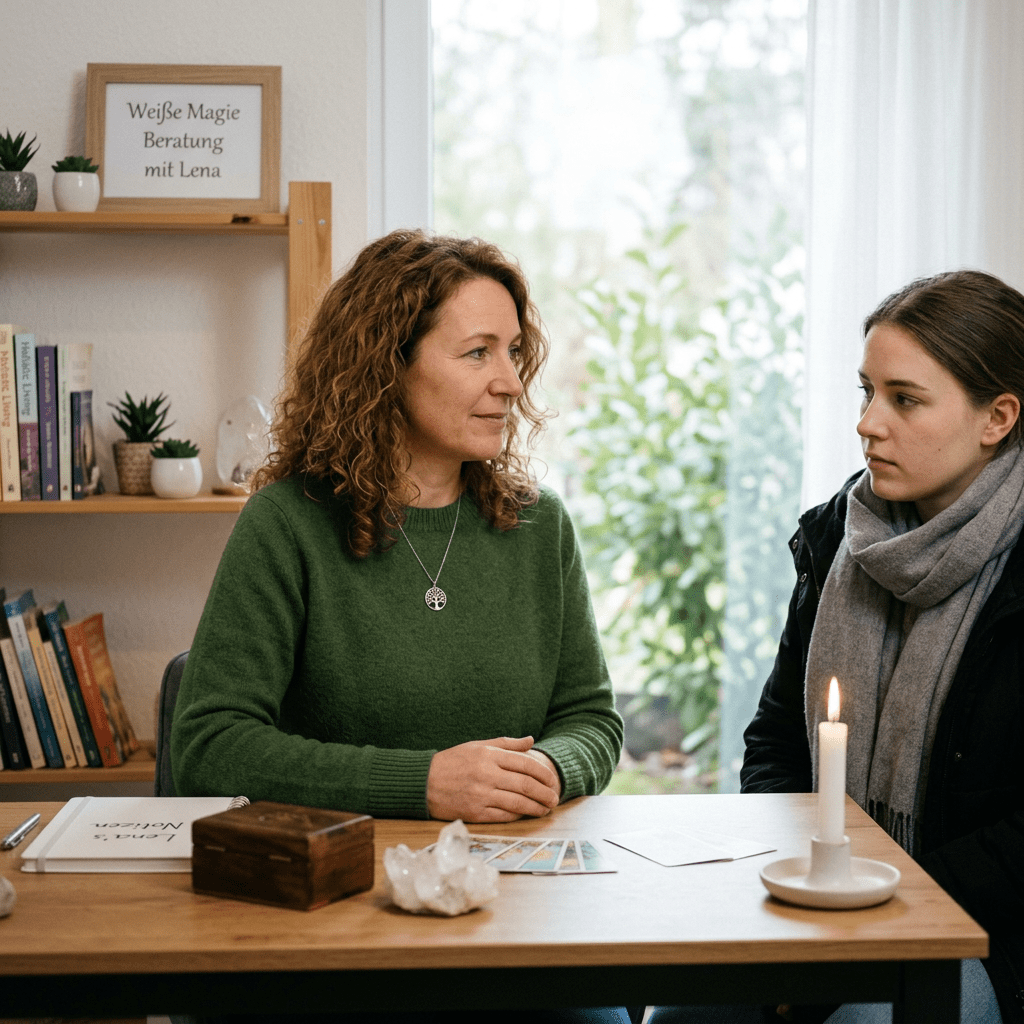 Ist eine Partnerrückführung seriös mit Lena weiße Magie?